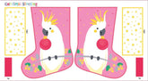 Festive Friends Christmas Stocking Panel - Cockatoo Part Number:DV3612